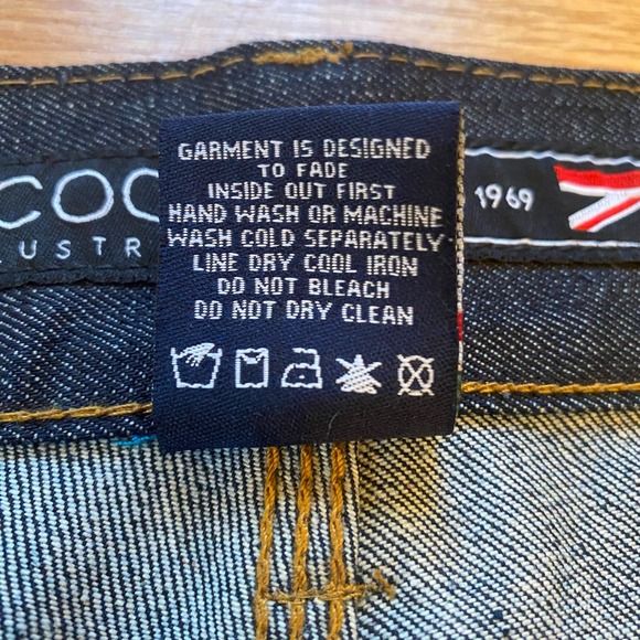 Coogie Jeans Men's 44 x 34 Dark Blue jeans Embellished - Picture 8 of 15